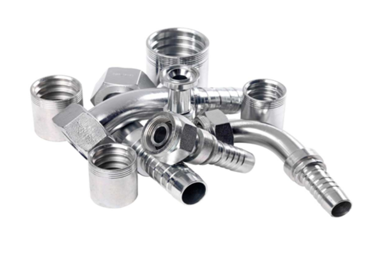 Hydraulic Hose Fittings Steel/SS | JIC, NPT, BSP, ORFS, ORB | Straight/Elbow/Tee | 1/4"–2" | High Pressure Crimp Ends for Industrial & Mobile Hydraulics UAE